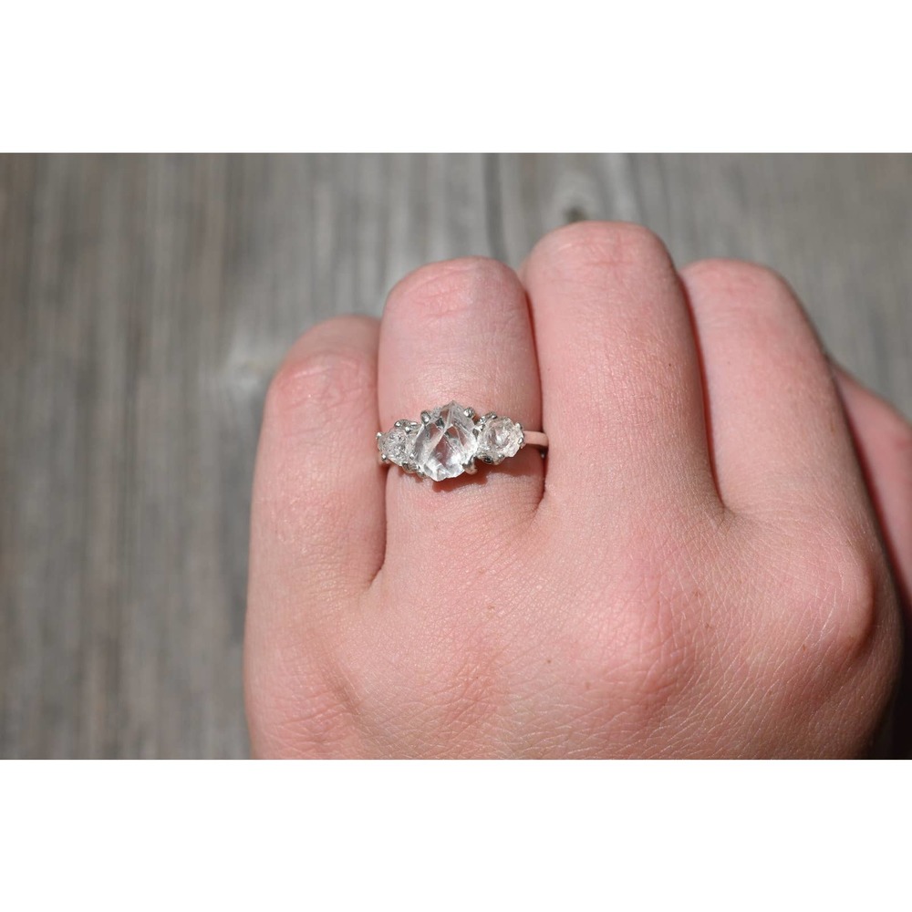 COPY - Engagement rings, alternative diamond ring, raw stone ring,